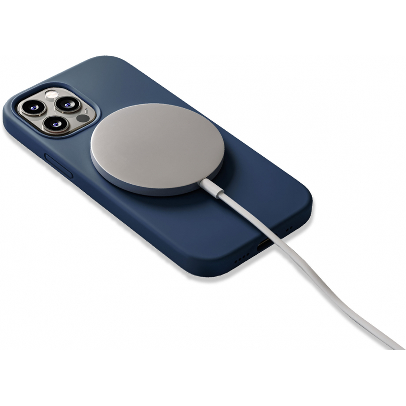 Чехол защитный Touch Mag Case, iPhone 14 Pro Max, силикон, софт-тач, тёмно-синий